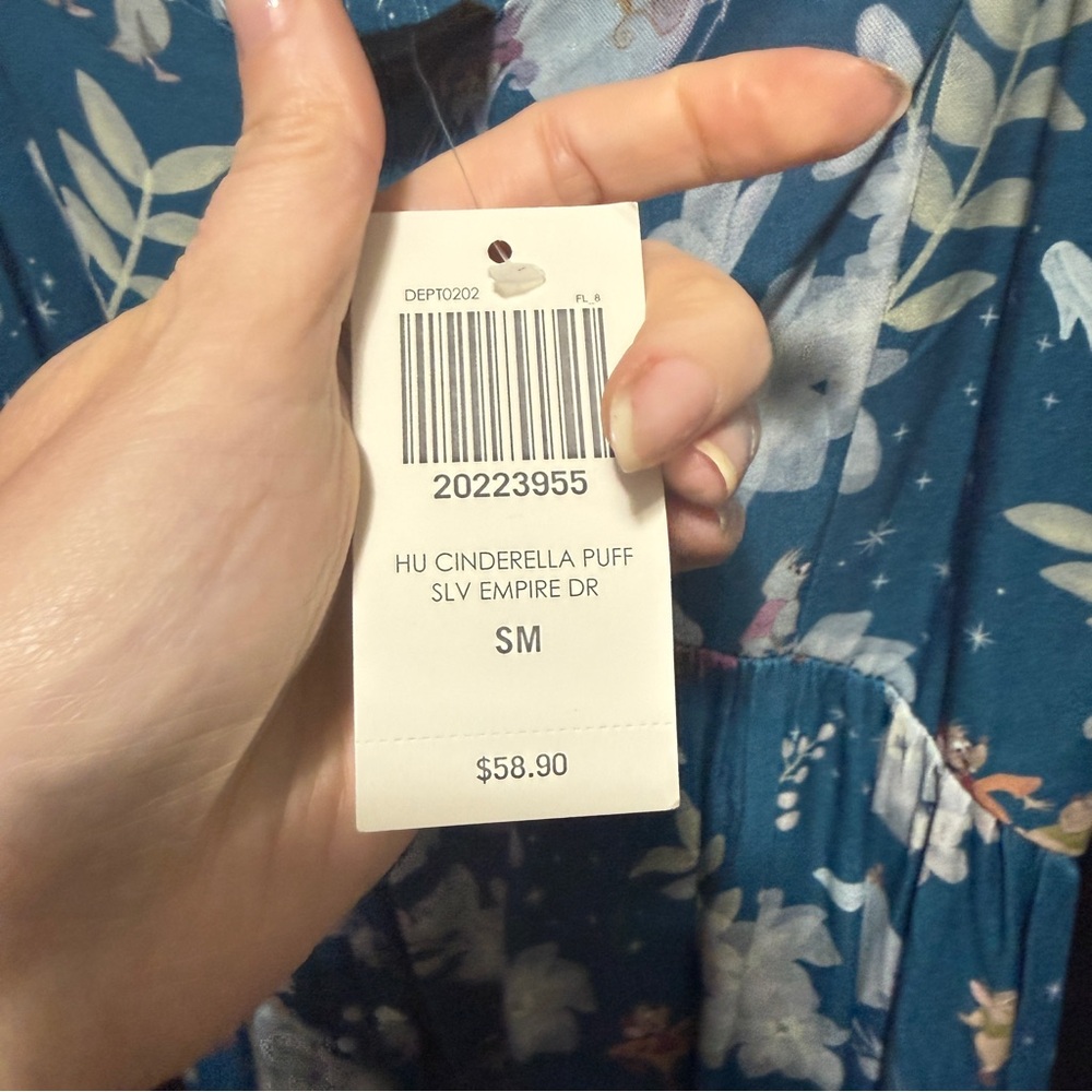 Disney Cinderella Blue Floral Dress - Picture 5 of 5